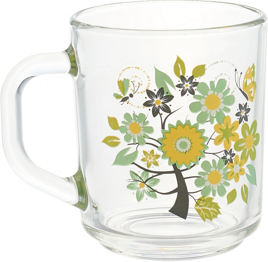Кружка GREN TEA тропические цветы/20/