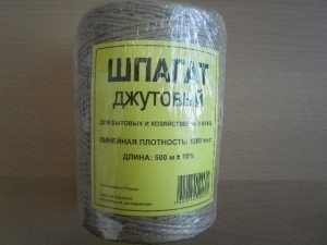 Шпагат джутовый 50м/100/