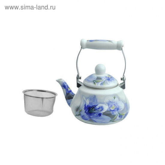Чайник заварочный 1,5л эмаль примавера/8/